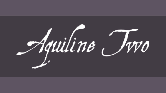免费字体星期五- Aquiline 2