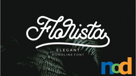 周五免费字体- Florista