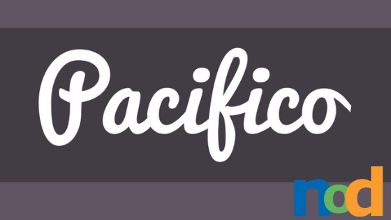 Free Font Friday  -  Pacifico  - 会议学院