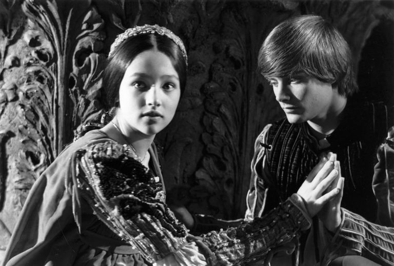 Olivia Hussey和Leonard Whiting Romeo和Juliet