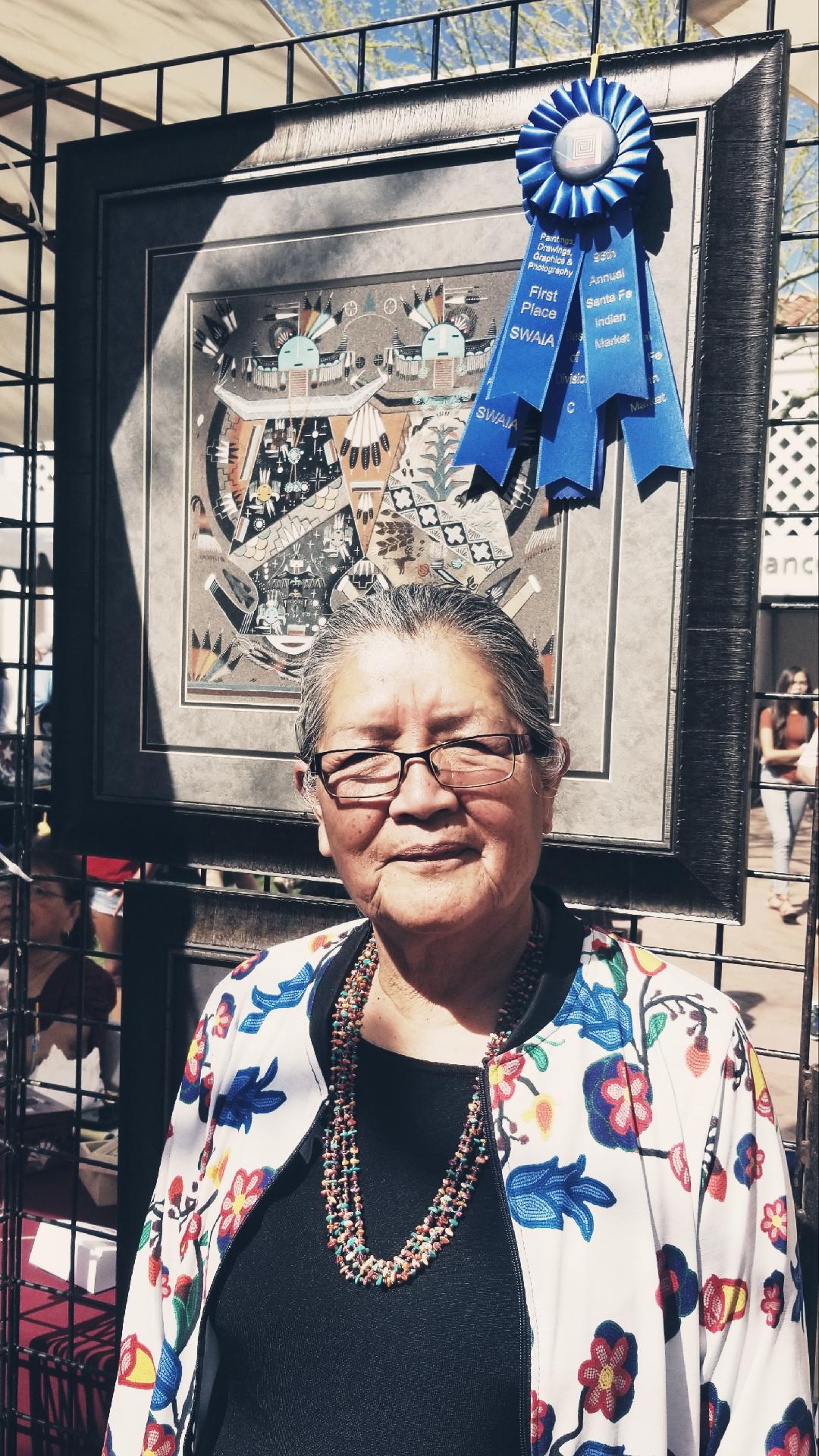 美国土著艺术家访谈-罗西·黄头发-塞申斯学院