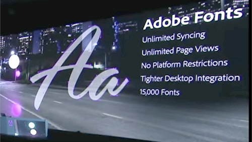 Adobe字体公告- Adobe Max