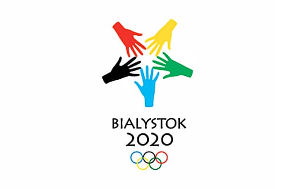 奥运会标志为Bialystok